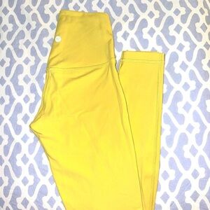 lululemon athletica Yellow Leggings